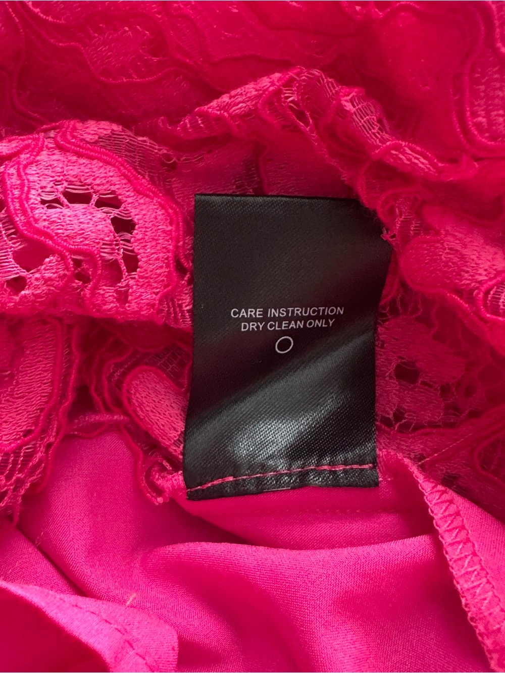 NBD x Naven Revolve Hot Pink Lace Bodycon Mini Dress XS - Picture 8 of 8